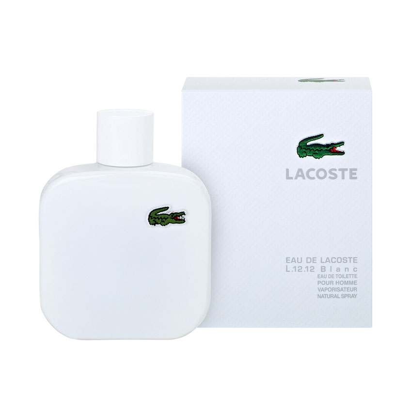 lacoste blanc eau de toilette pour homme spray