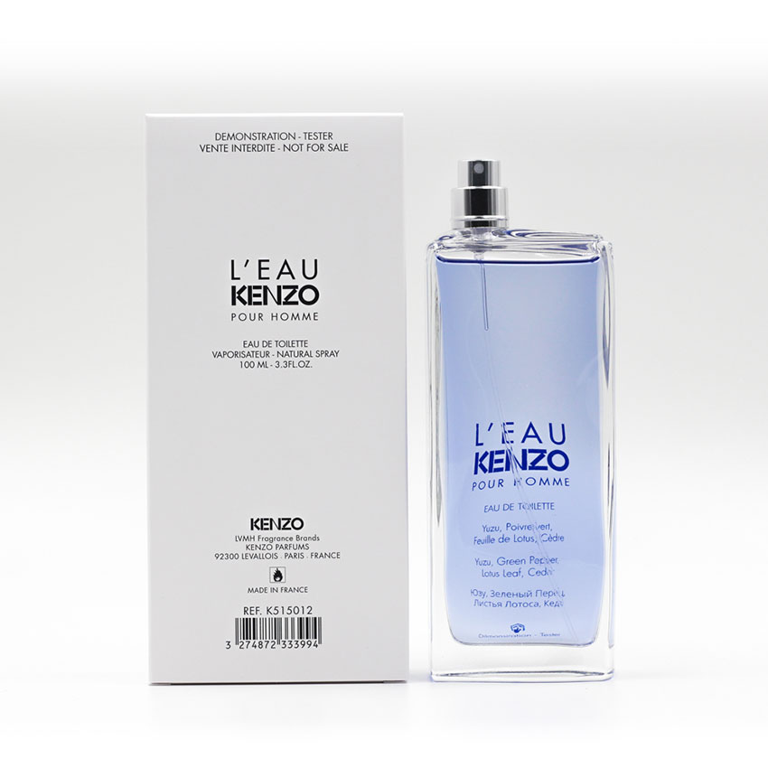 Homme tester. Тестер Kenzo мужской. Kenzo l'Eau pour homme мужские. Kenzo l'Eau par 65 ml. Женская т/в тестер. Kenzo l'Eau par Kenzo EDT (жен) 100ml Tester.